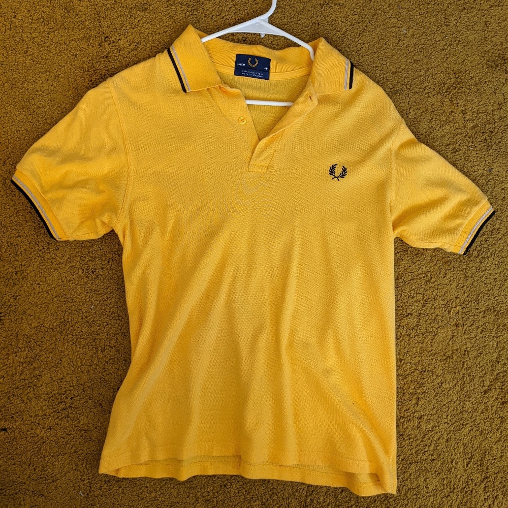 FRED PERRY POLO YELLOW L